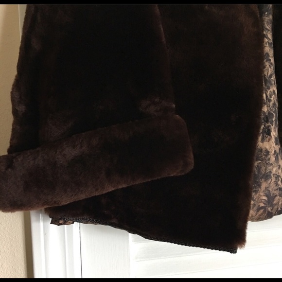 VTG. BEAU MOUTON GENUINE LAMB FUR Jacket SZ S-M - Picture 6 of 9